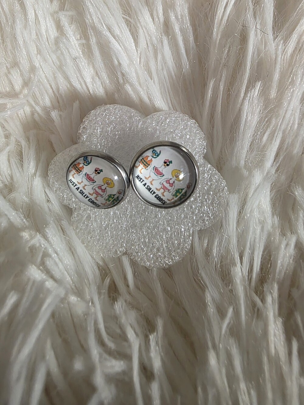 Just A Silly Goose Pair For Earrings- Merch